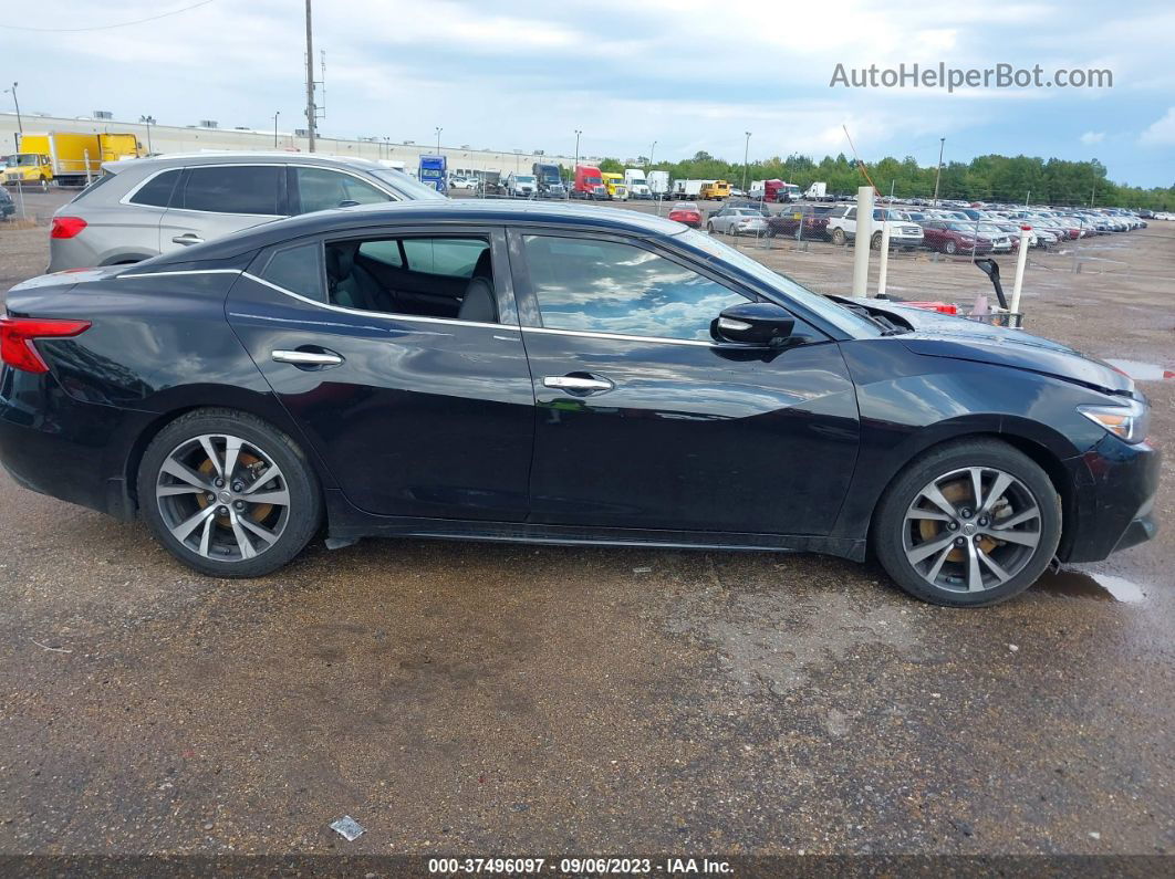 2017 Nissan Maxima Sv Черный vin: 1N4AA6AP5HC432941