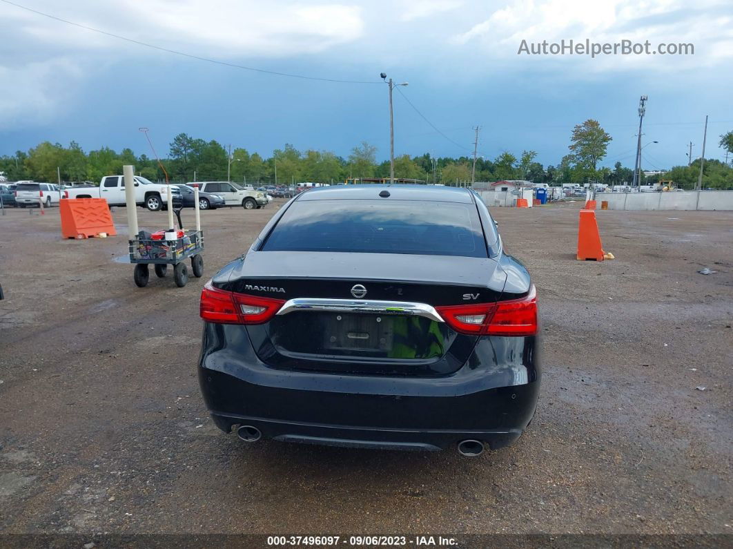 2017 Nissan Maxima Sv Черный vin: 1N4AA6AP5HC432941