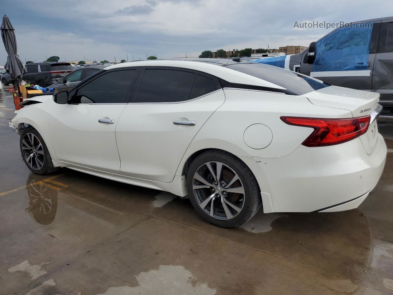 2017 Nissan Maxima 3.5s White vin: 1N4AA6AP5HC433376