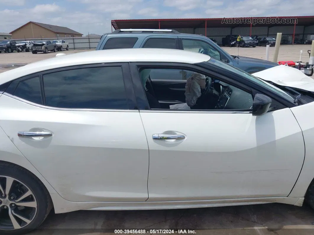 2017 Nissan Maxima 3.5 S Белый vin: 1N4AA6AP5HC440098