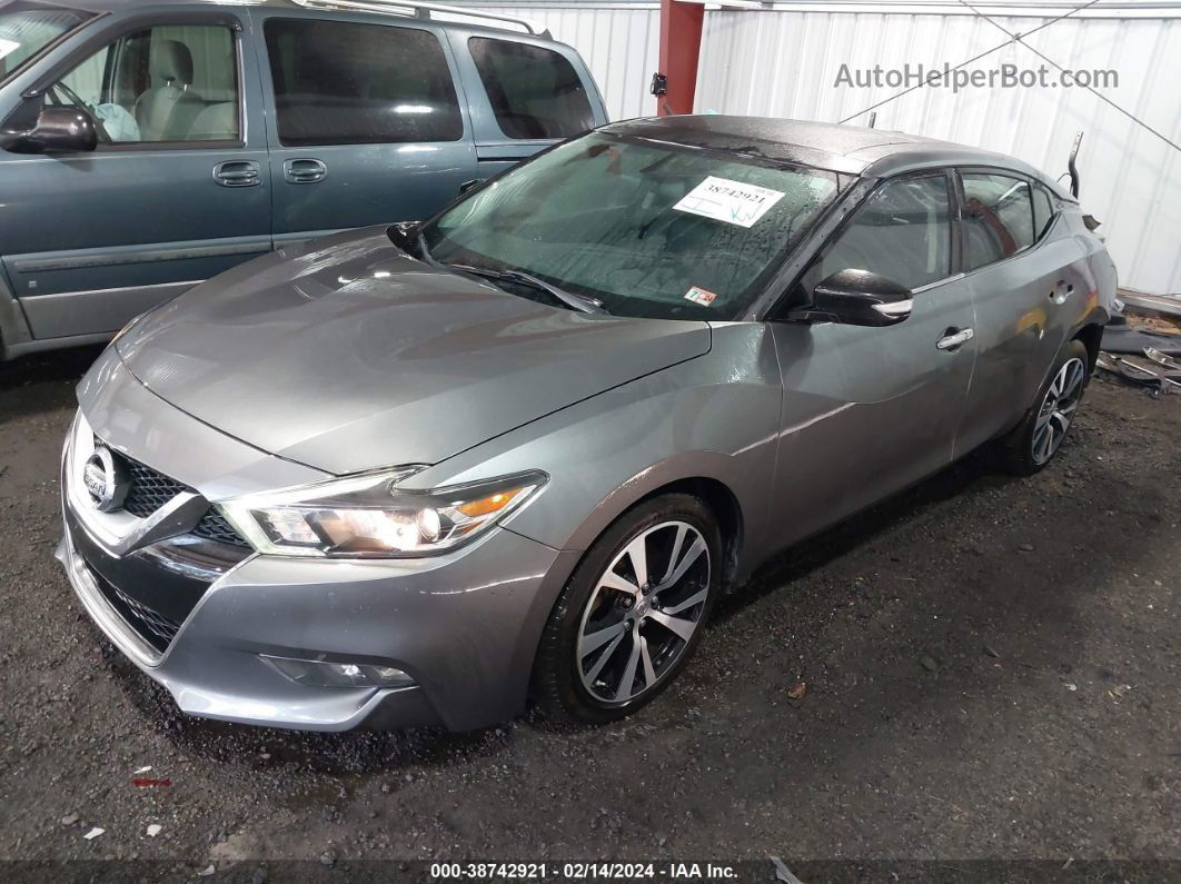 2017 Nissan Maxima 3.5 Sl Gray vin: 1N4AA6AP5HC446936