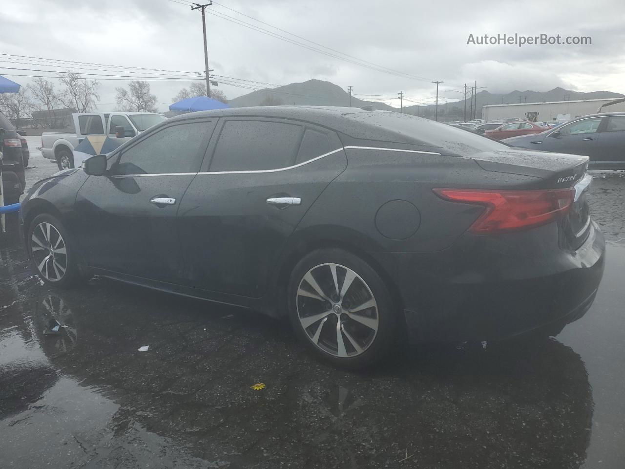 2017 Nissan Maxima 3.5s Black vin: 1N4AA6AP5HC448038