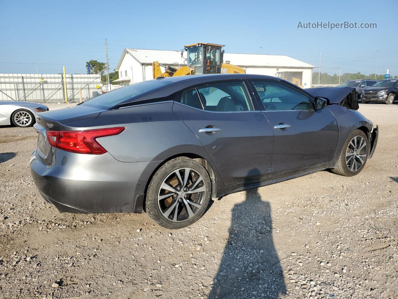 2017 Nissan Maxima 3.5s Gray vin: 1N4AA6AP5HC451442