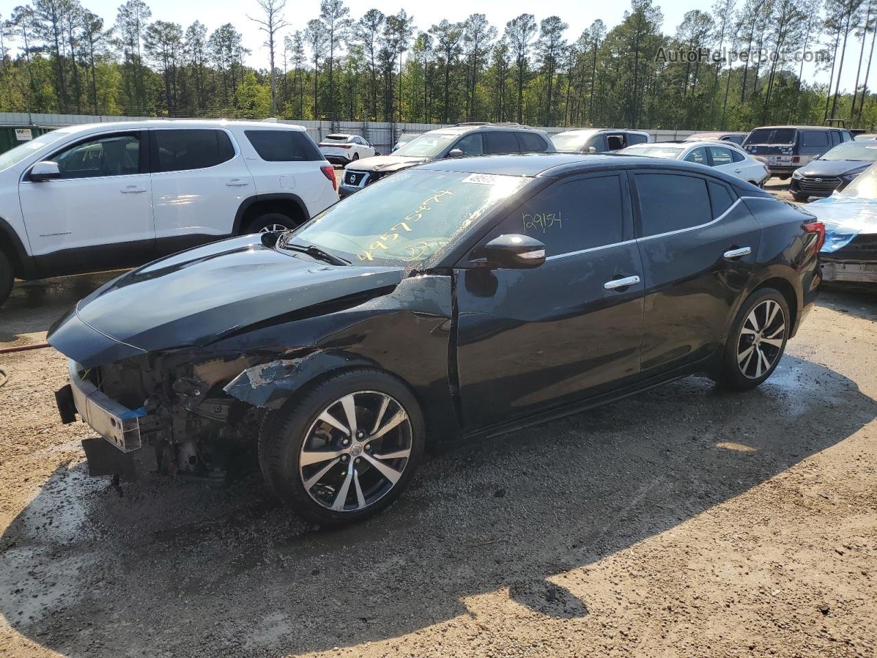 2018 Nissan Maxima 3.5s Black vin: 1N4AA6AP5JC373461