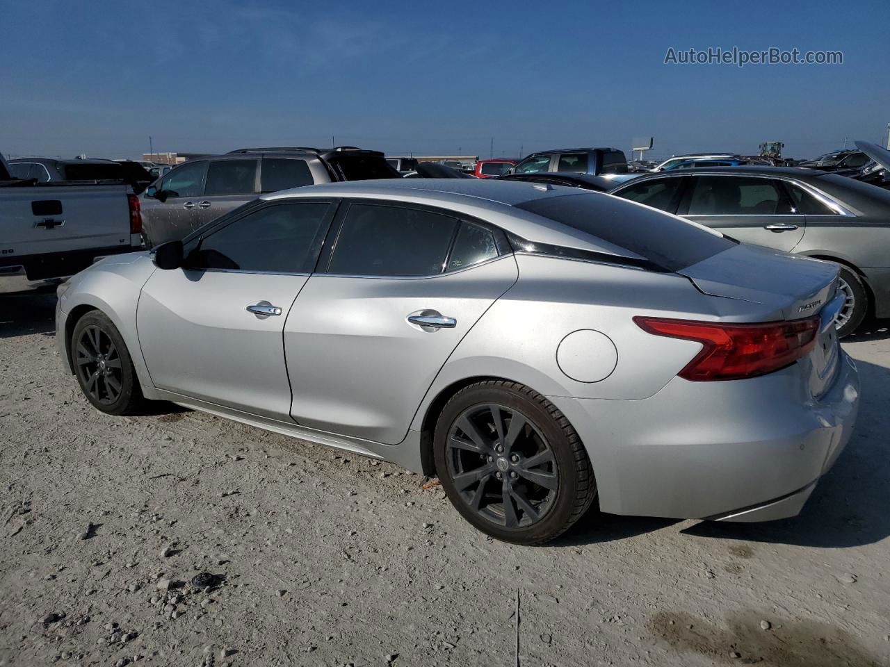 2018 Nissan Maxima 3.5s Silver vin: 1N4AA6AP5JC381303