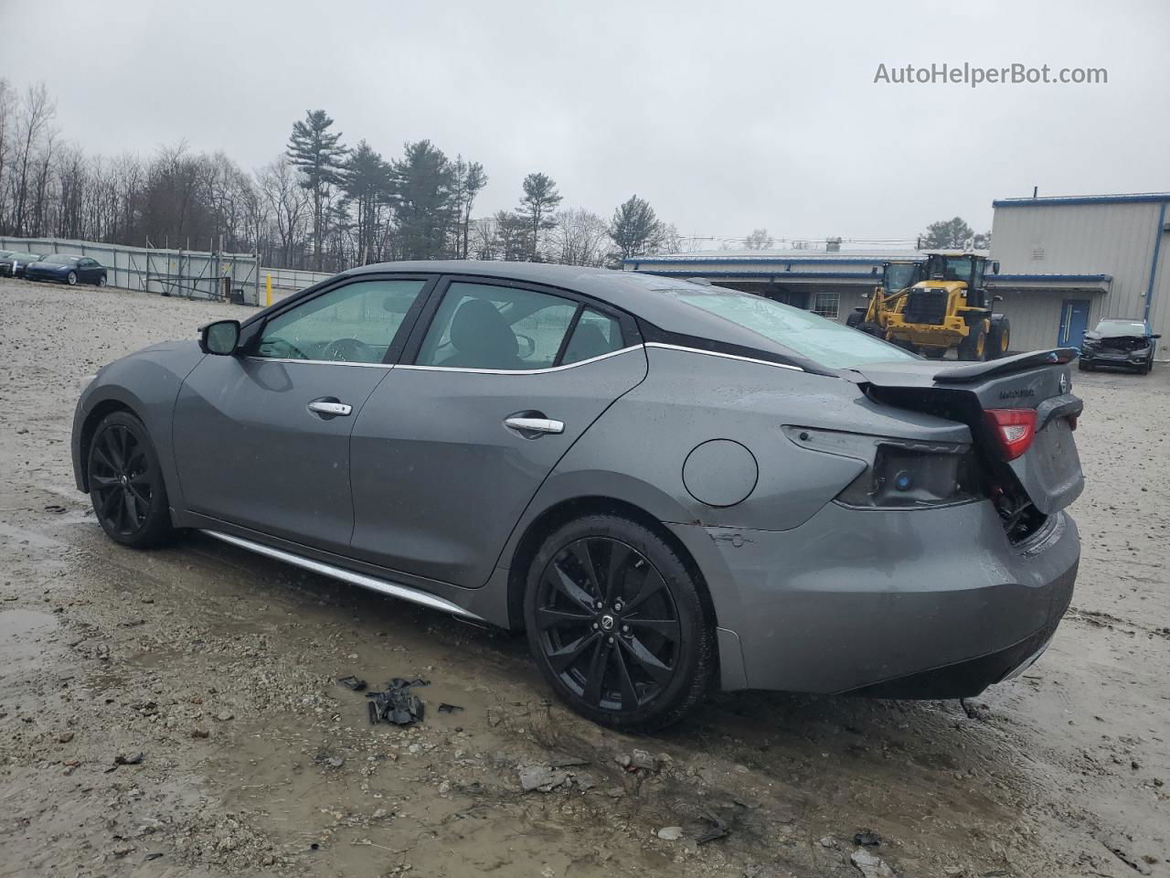 2018 Nissan Maxima 3.5s Gray vin: 1N4AA6AP5JC383729