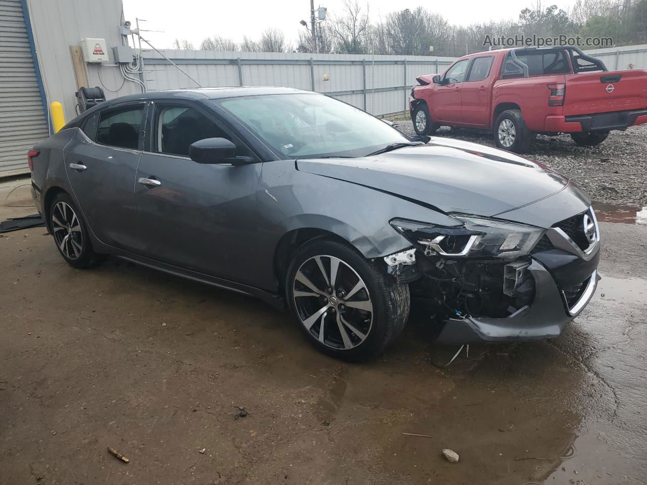 2018 Nissan Maxima 3.5s Gray vin: 1N4AA6AP5JC409634