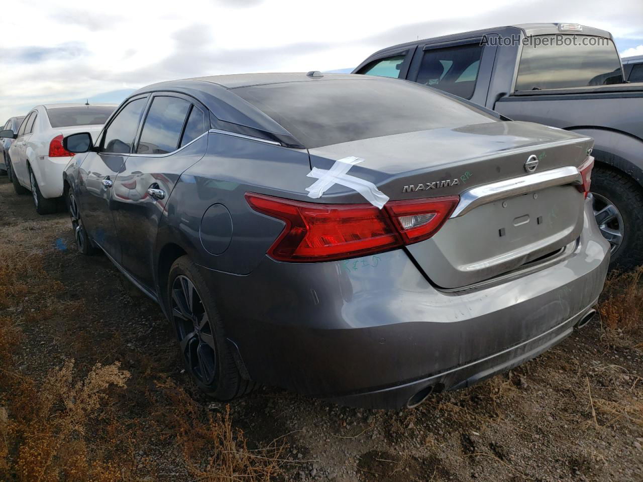 2016 Nissan Maxima 3.5s Gray vin: 1N4AA6AP6GC393811