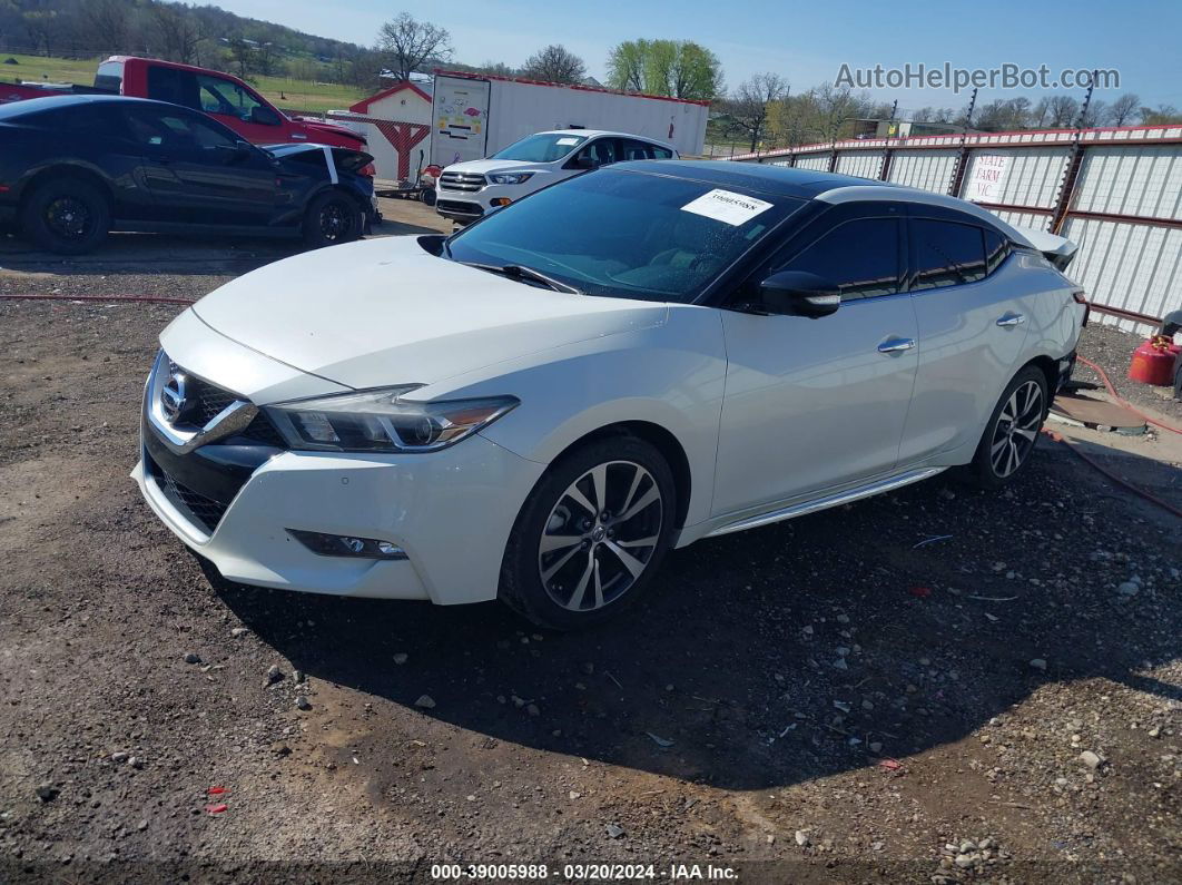 2016 Nissan Maxima 3.5 Platinum Белый vin: 1N4AA6AP6GC397292