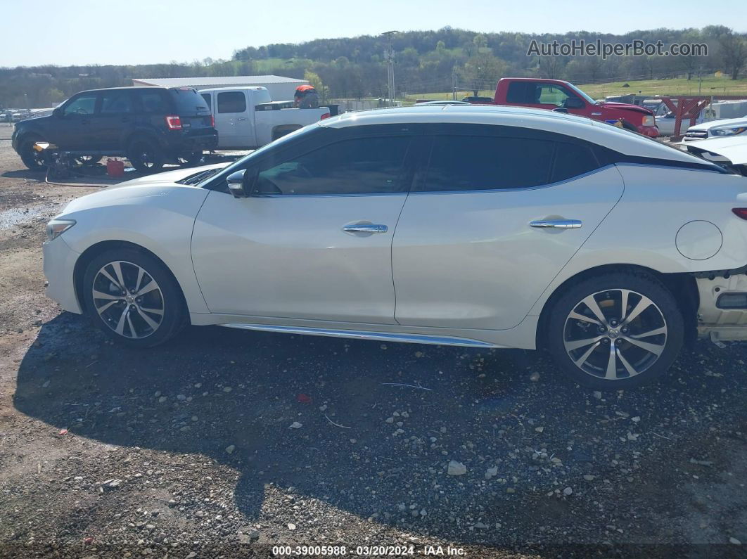 2016 Nissan Maxima 3.5 Platinum Белый vin: 1N4AA6AP6GC397292