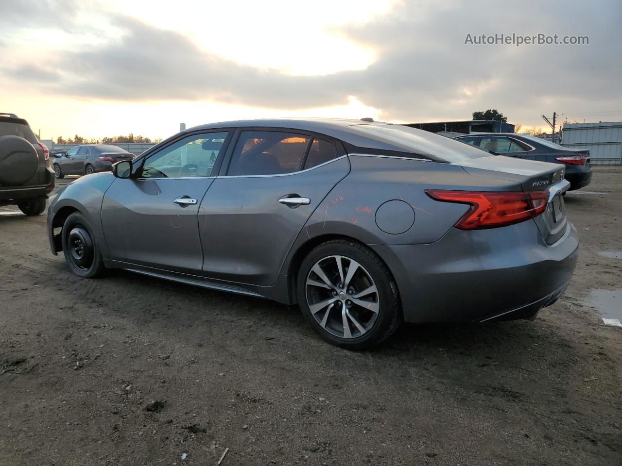 2016 Nissan Maxima 3.5s Серый vin: 1N4AA6AP6GC397891