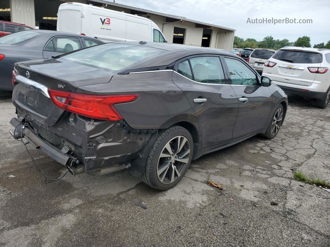 2016 Nissan Maxima 3.5s Gray vin: 1N4AA6AP6GC399074