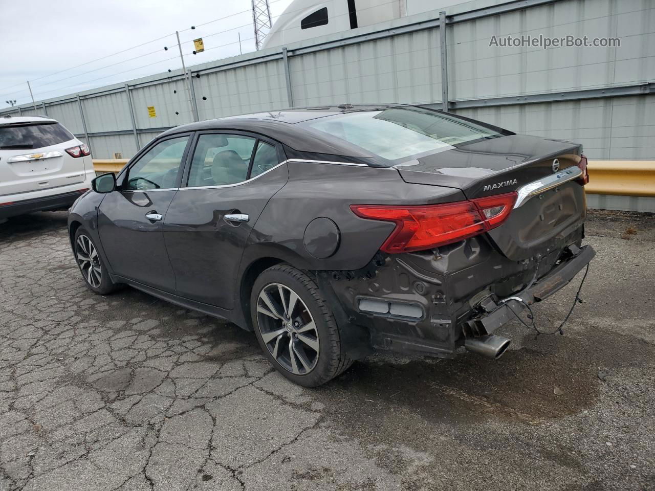 2016 Nissan Maxima 3.5s Gray vin: 1N4AA6AP6GC399074