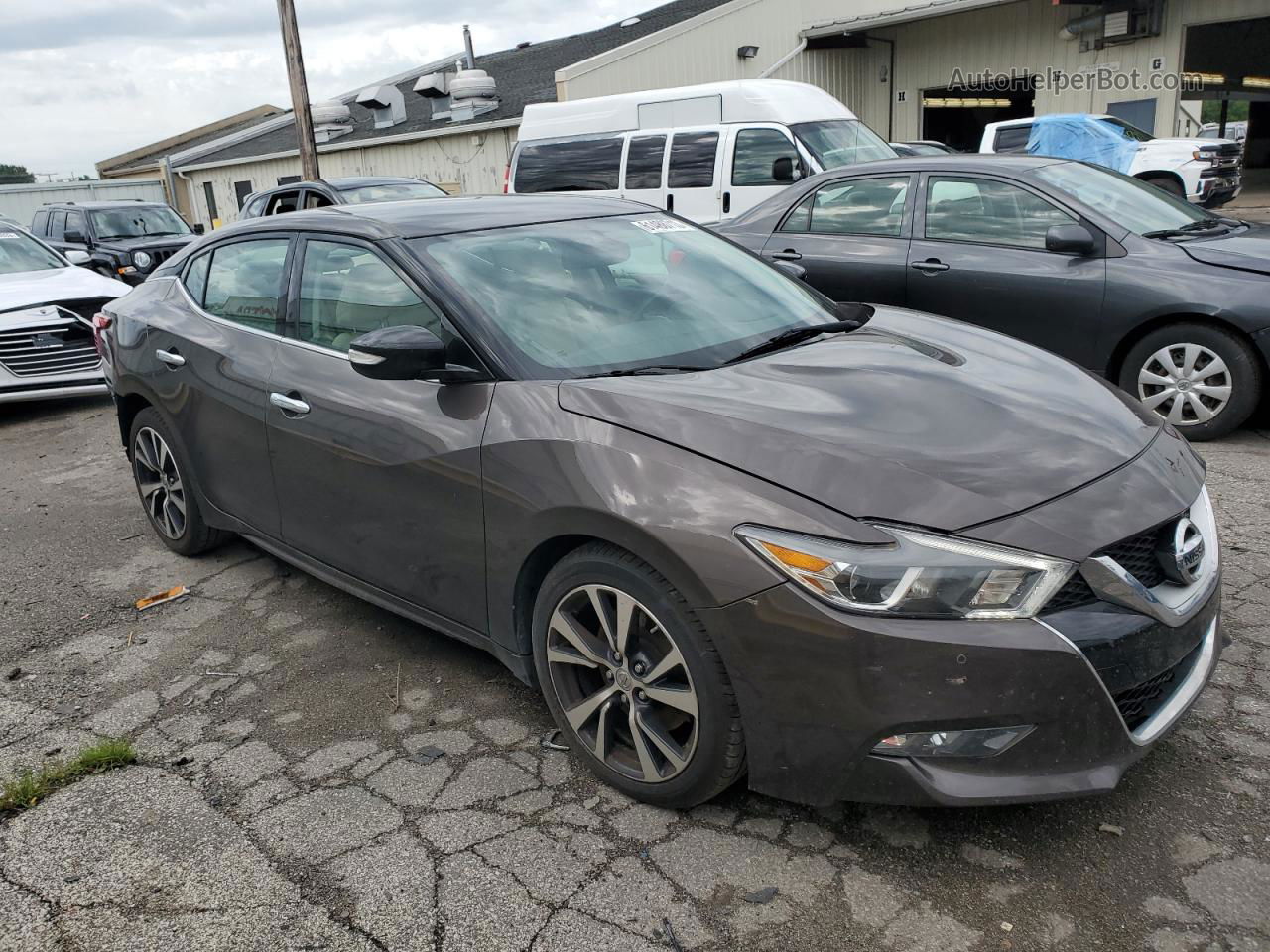 2016 Nissan Maxima 3.5s Gray vin: 1N4AA6AP6GC399074