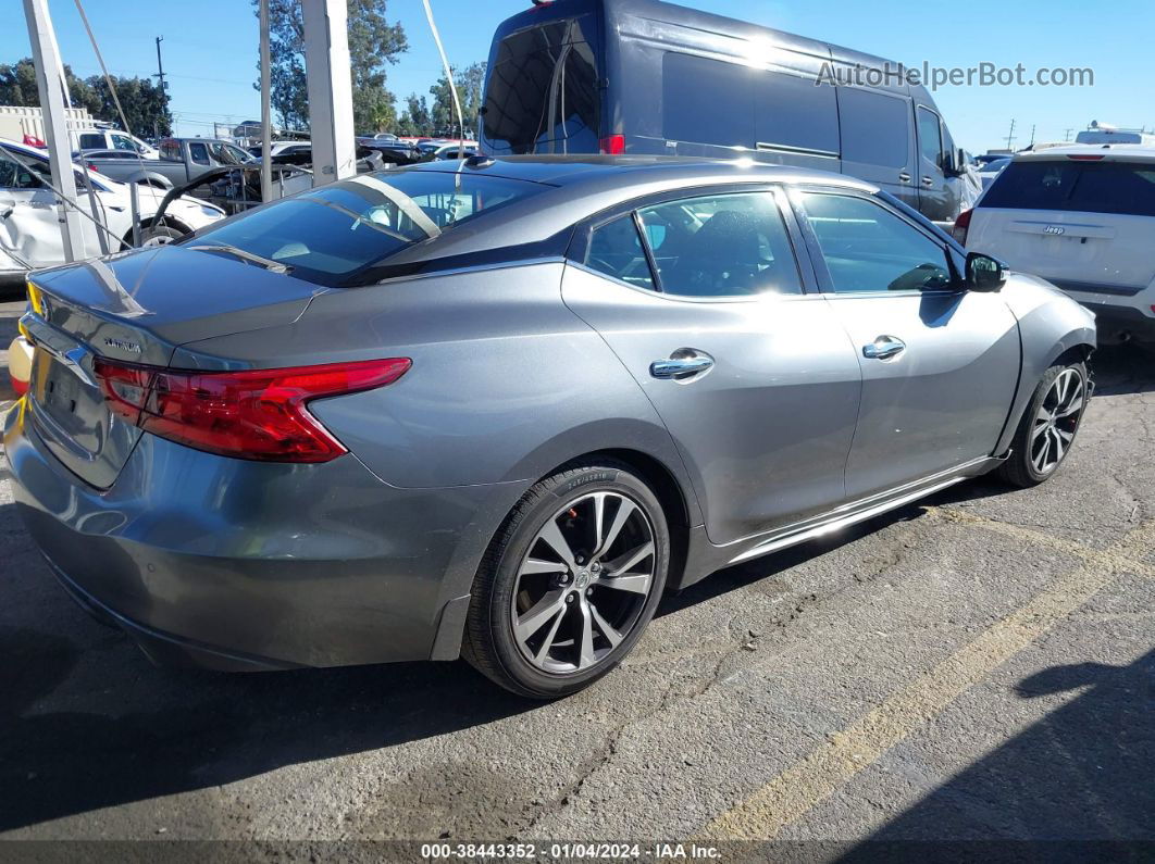 2016 Nissan Maxima 3.5 Platinum Серый vin: 1N4AA6AP6GC407383