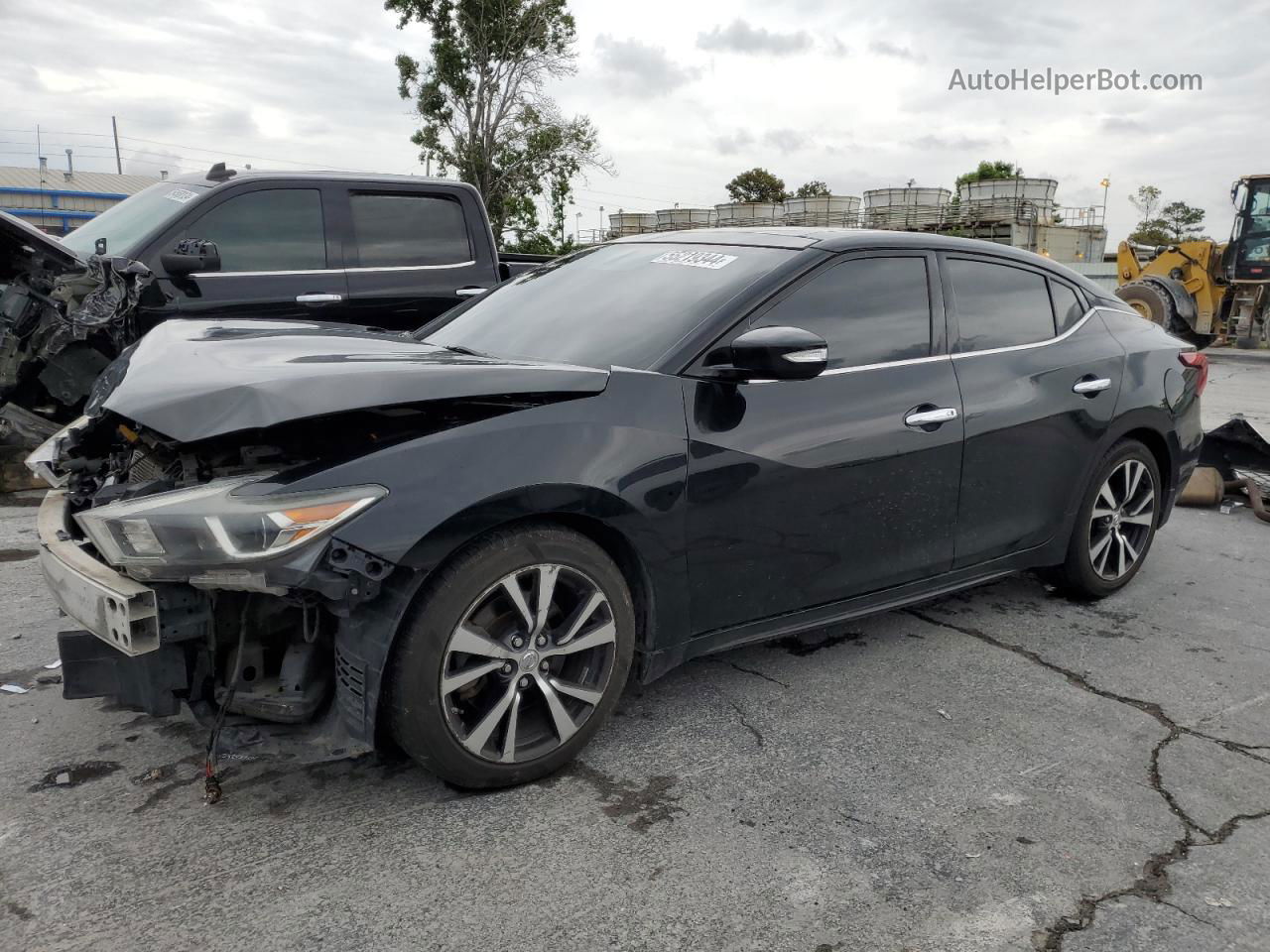 2016 Nissan Maxima 3.5s Black vin: 1N4AA6AP6GC407951