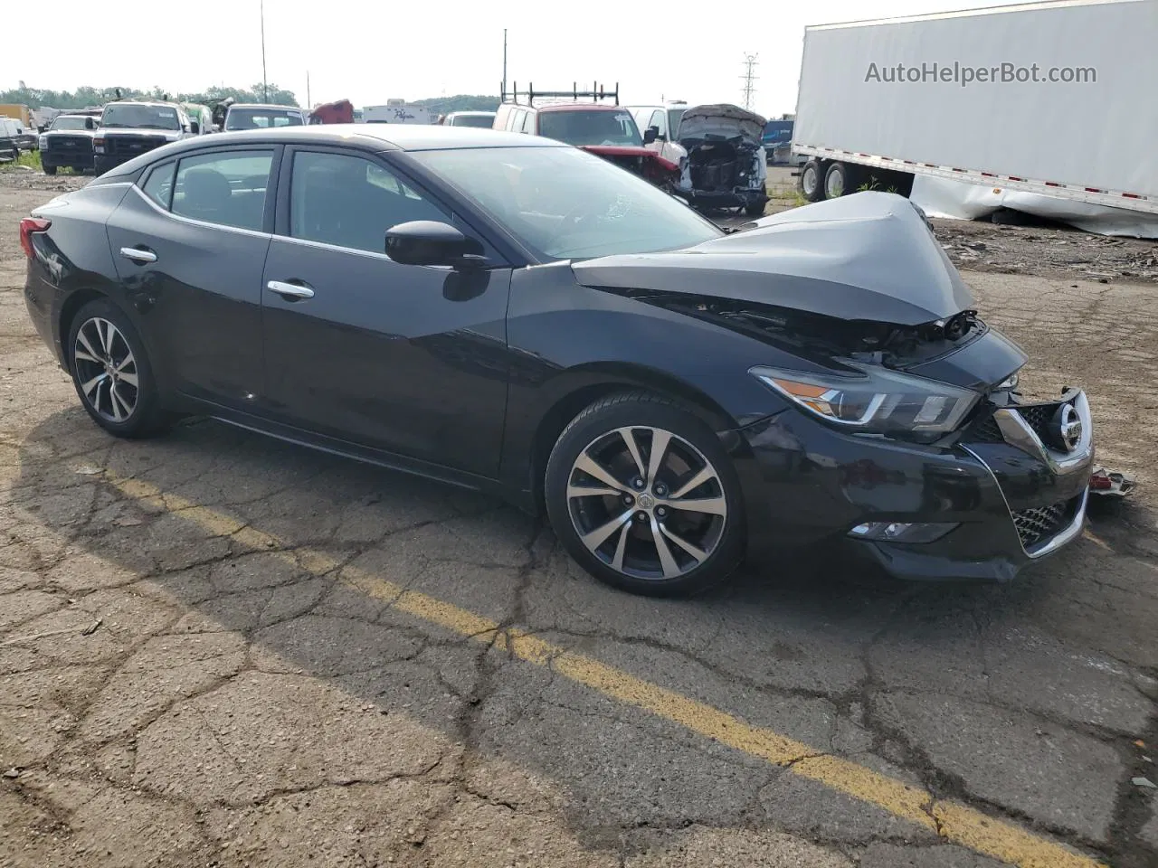 2016 Nissan Maxima 3.5s Black vin: 1N4AA6AP6GC421090