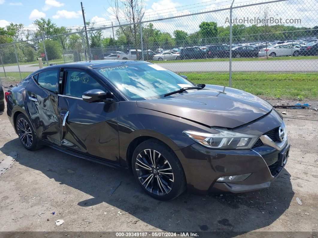 2016 Nissan Maxima 3.5 Platinum Brown vin: 1N4AA6AP6GC429531