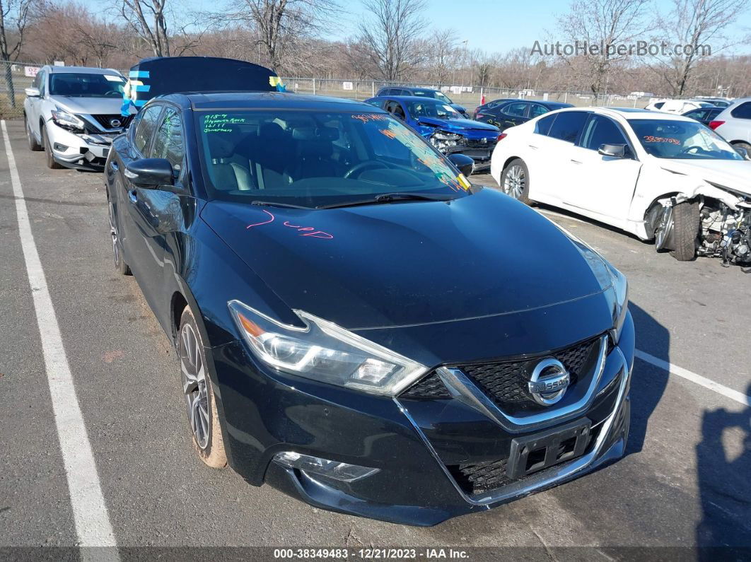 2016 Nissan Maxima 3.5 Sl Black vin: 1N4AA6AP6GC434969