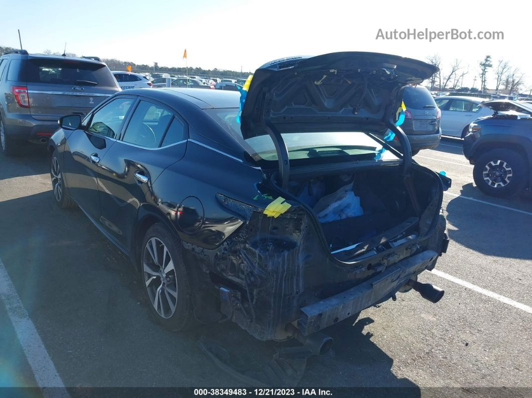 2016 Nissan Maxima 3.5 Sl Черный vin: 1N4AA6AP6GC434969