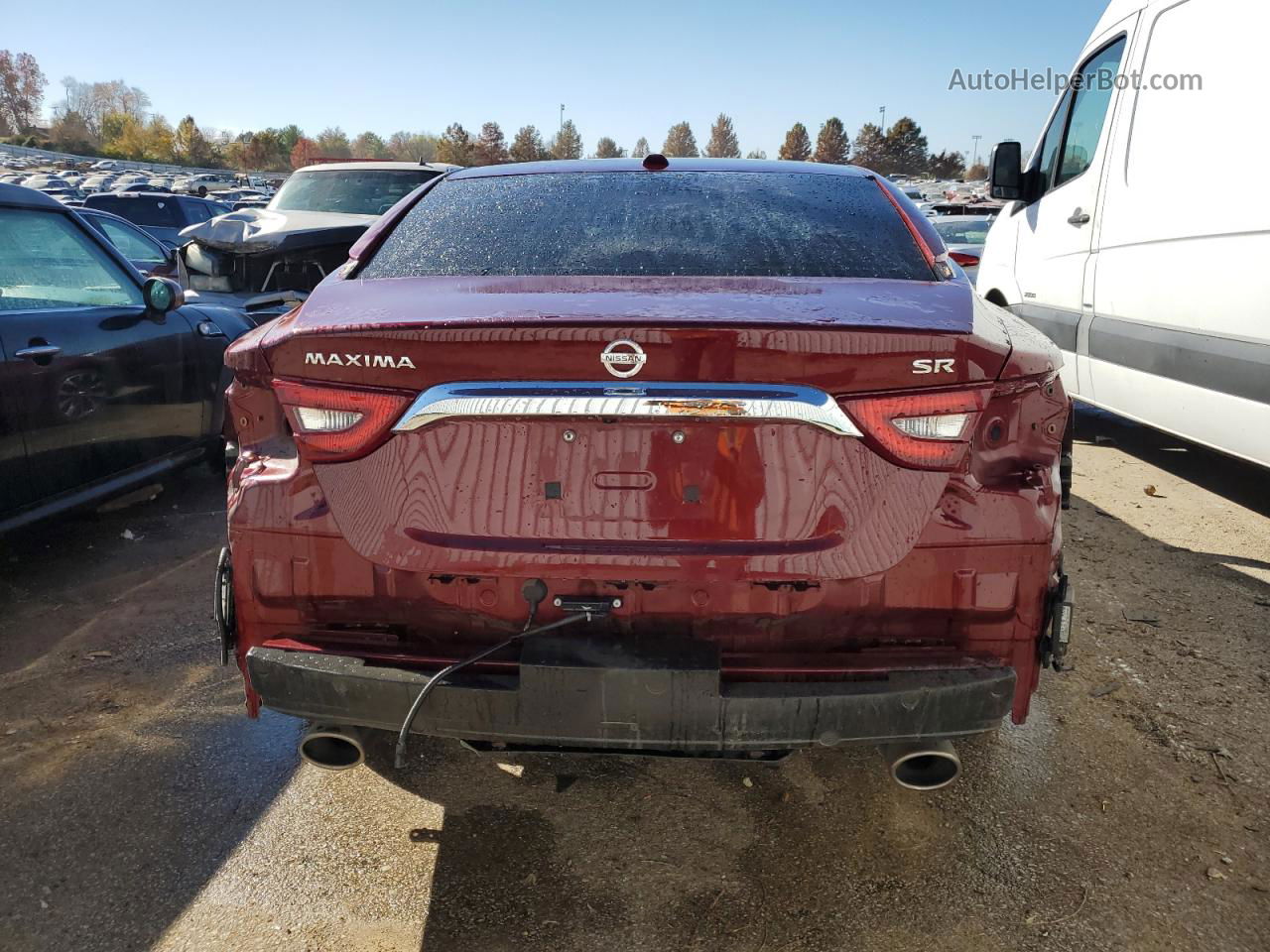 2016 Nissan Maxima 3.5s Maroon vin: 1N4AA6AP6GC435331