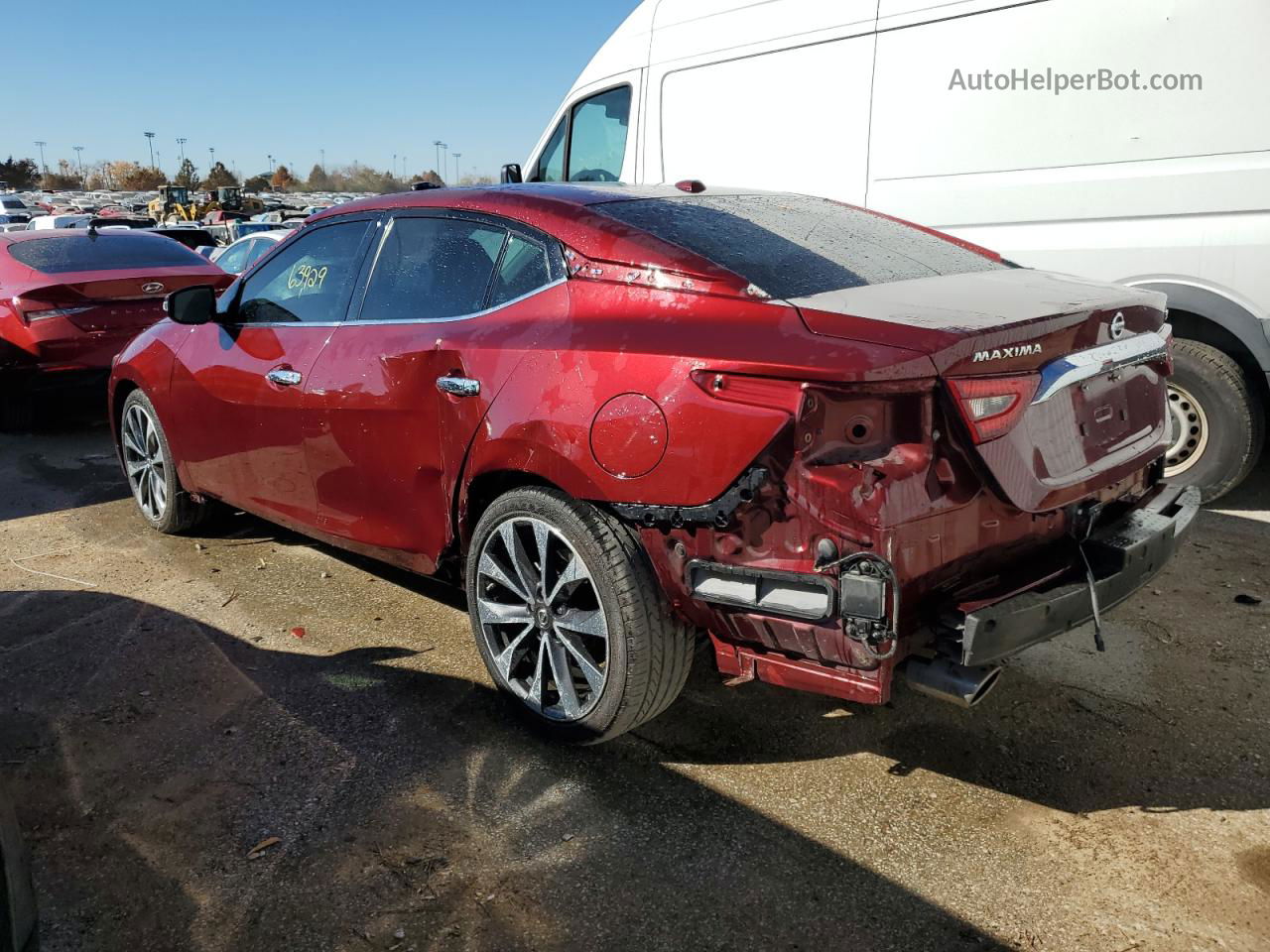 2016 Nissan Maxima 3.5s Maroon vin: 1N4AA6AP6GC435331