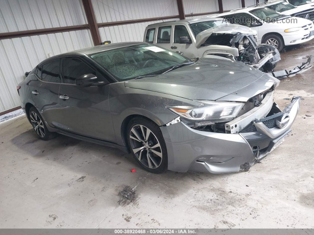 2016 Nissan Maxima 3.5 S Gray vin: 1N4AA6AP6GC436012