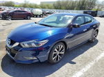 2016 Nissan Maxima 3.5s Синий vin: 1N4AA6AP6GC447933