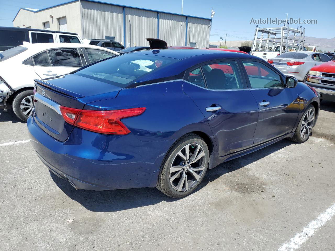 2016 Nissan Maxima 3.5s Blue vin: 1N4AA6AP6GC447933