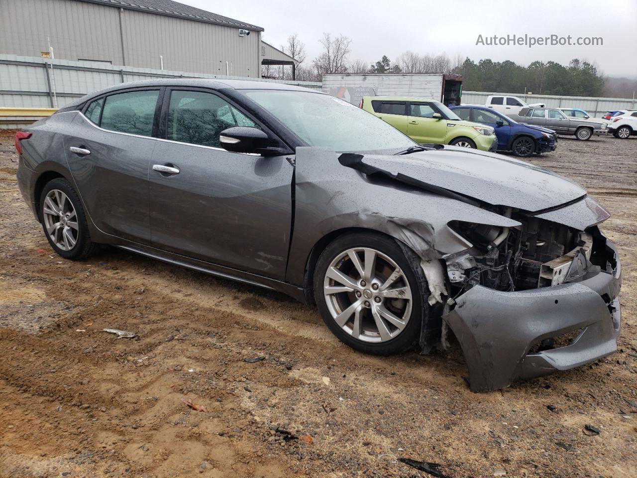 2016 Nissan Maxima 3.5s Gray vin: 1N4AA6AP6GC905387