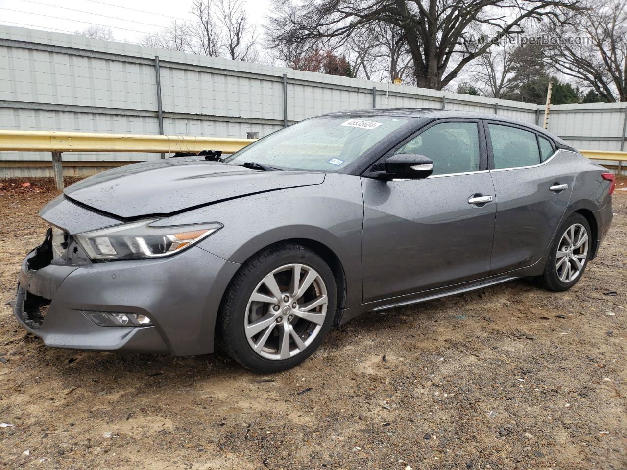 2016 Nissan Maxima 3.5s Gray vin: 1N4AA6AP6GC905387