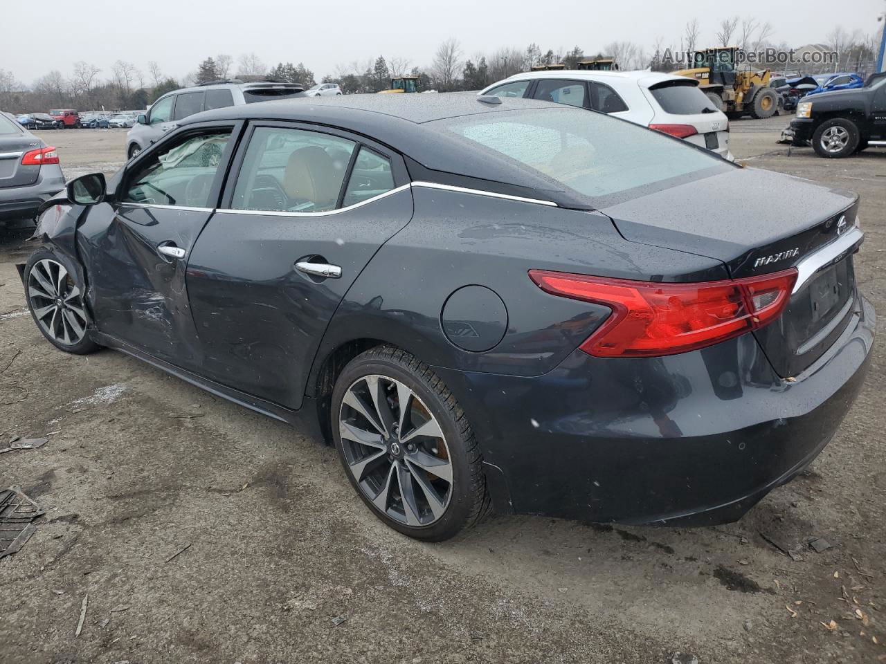 2017 Nissan Maxima 3.5s Gray vin: 1N4AA6AP6HC377741