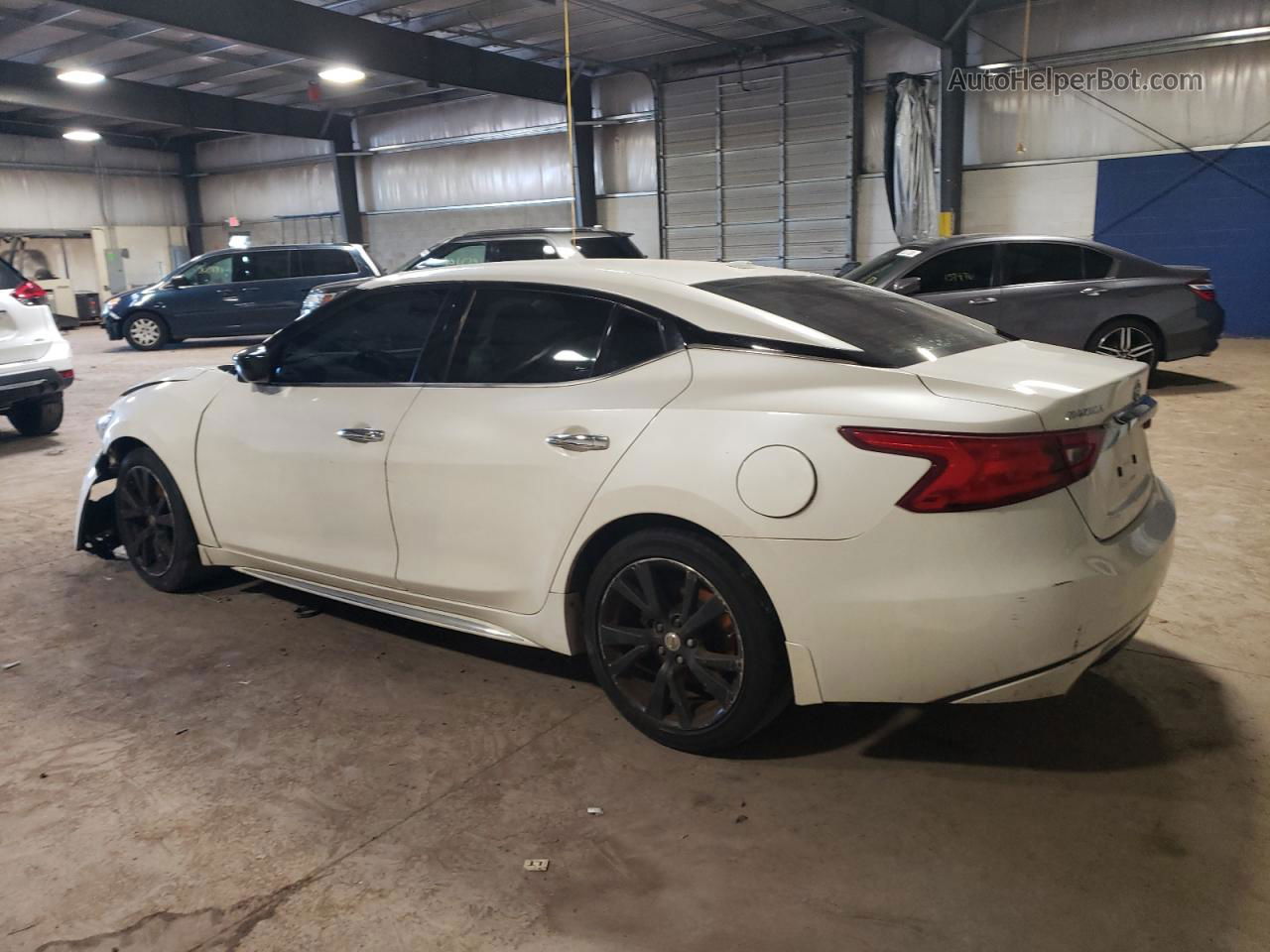 2017 Nissan Maxima 3.5s White vin: 1N4AA6AP6HC394541