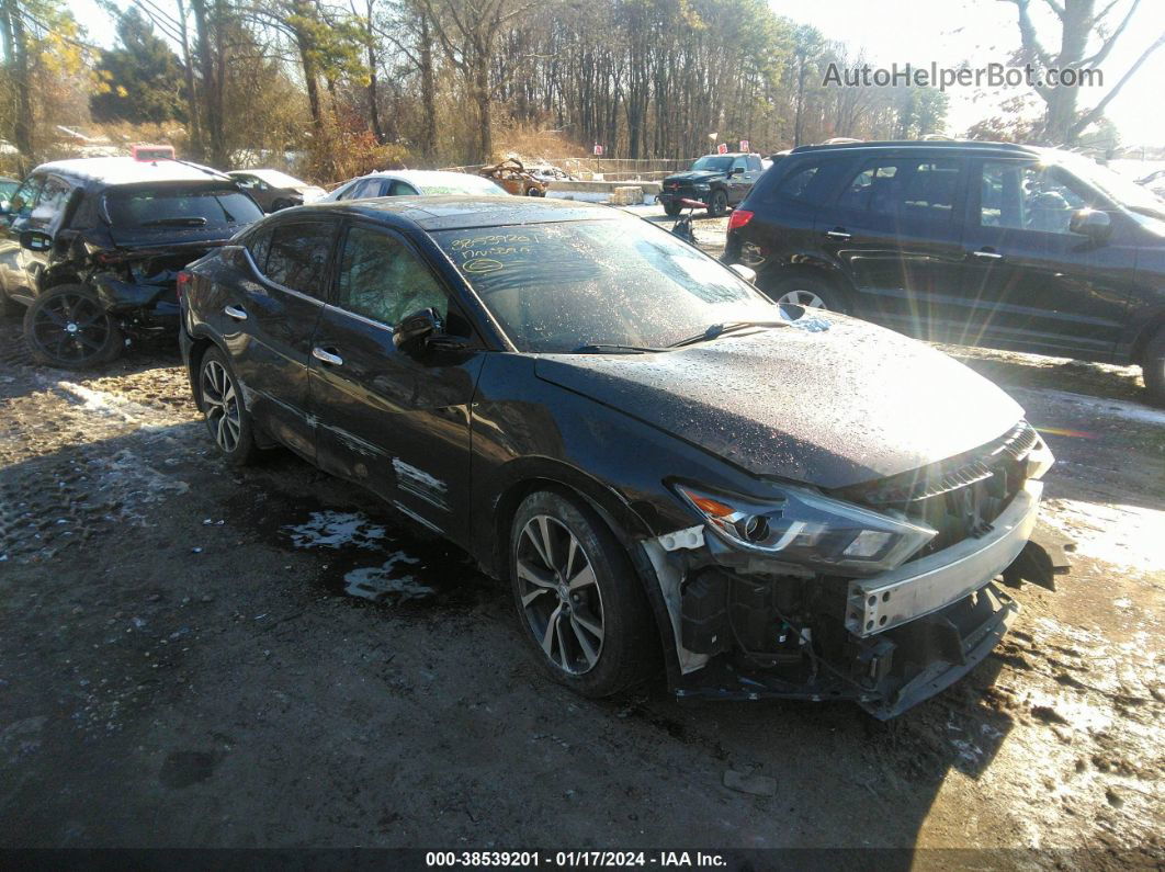 2017 Nissan Maxima 3.5 Platinum Черный vin: 1N4AA6AP6HC408289