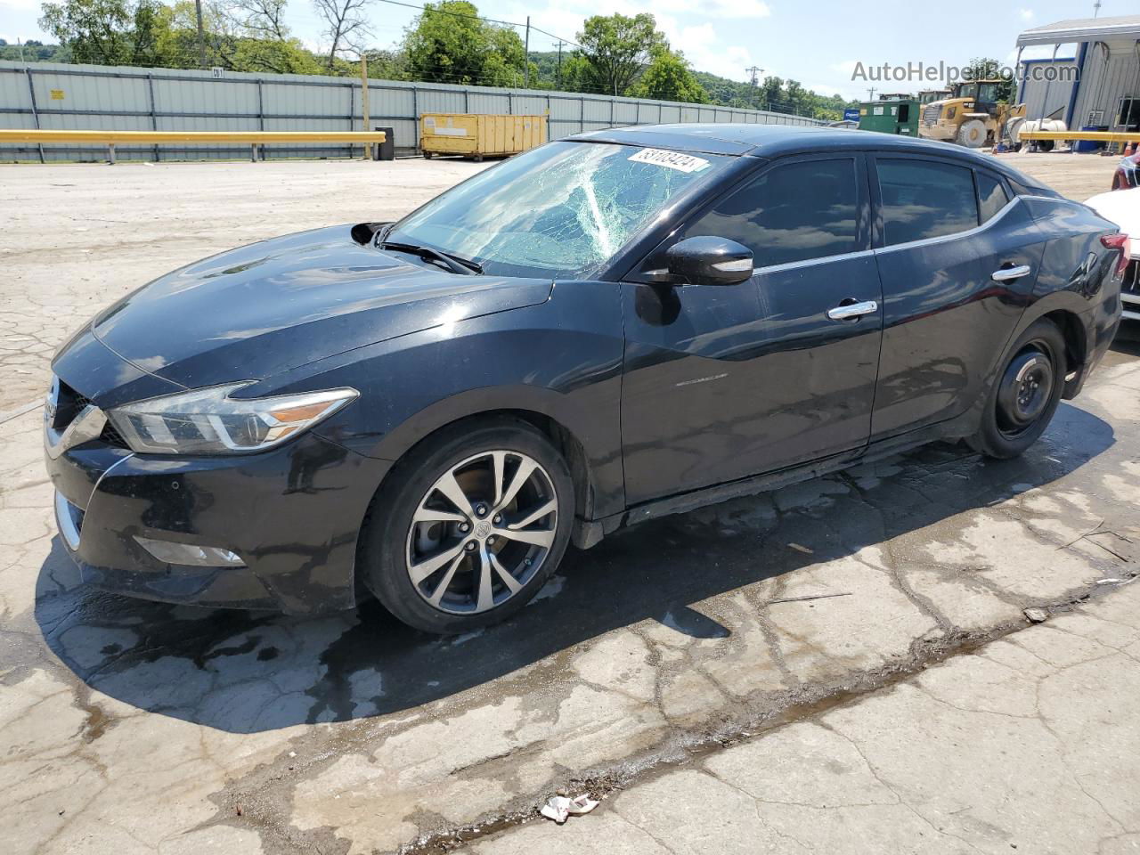 2017 Nissan Maxima 3.5s Black vin: 1N4AA6AP6HC411161