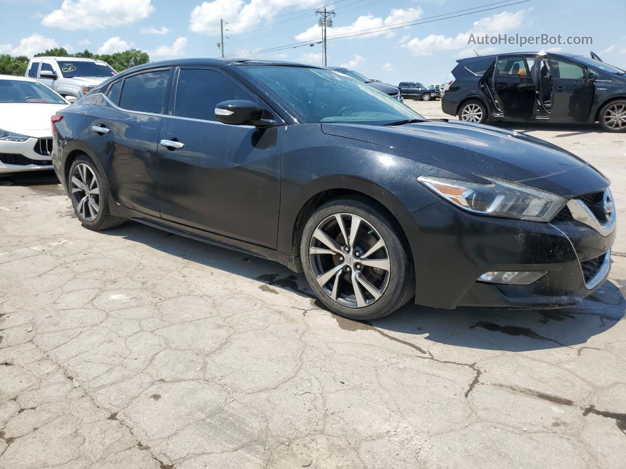 2017 Nissan Maxima 3.5s Black vin: 1N4AA6AP6HC411161