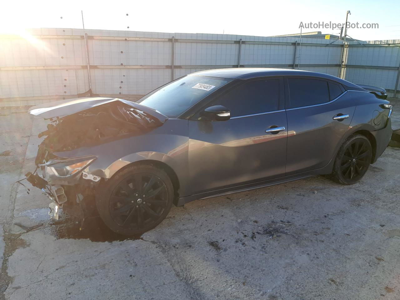 2017 Nissan Maxima 3.5s Угольный vin: 1N4AA6AP6HC418319