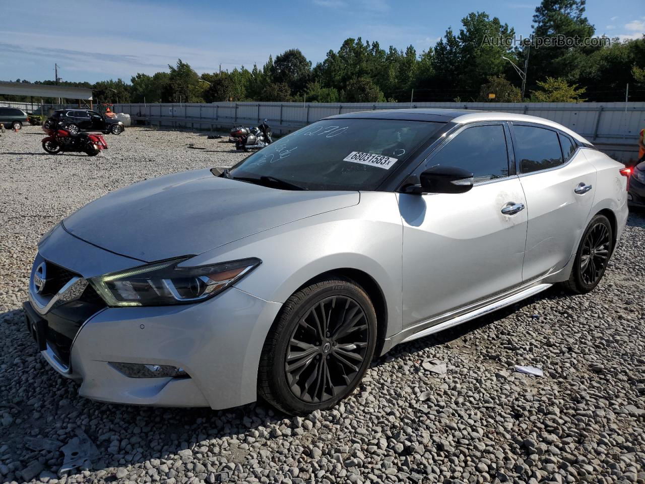 2017 Nissan Maxima 3.5s White vin: 1N4AA6AP6HC421270