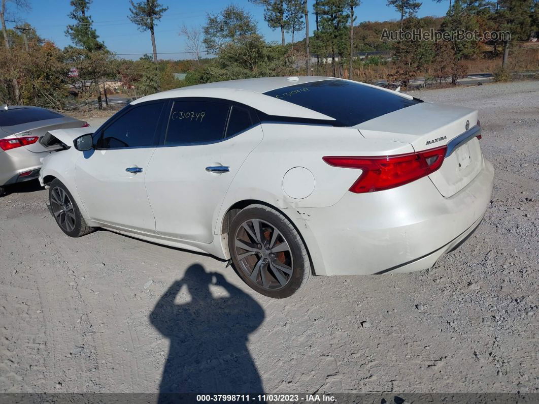 2017 Nissan Maxima 3.5 S White vin: 1N4AA6AP6HC431538