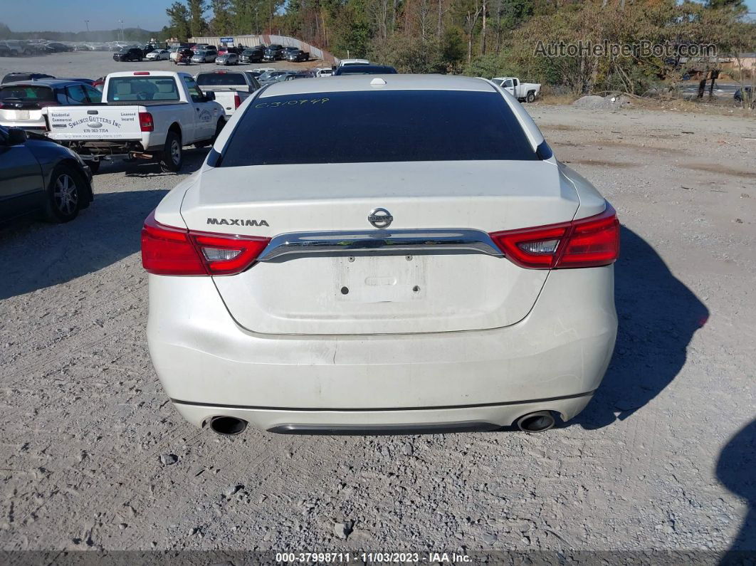 2017 Nissan Maxima 3.5 S White vin: 1N4AA6AP6HC431538