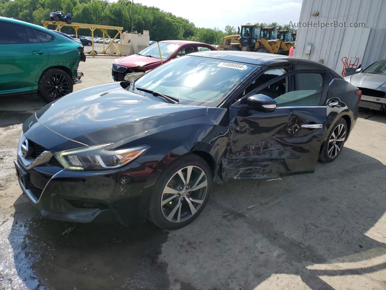 2017 Nissan Maxima 3.5s Black vin: 1N4AA6AP6HC431894