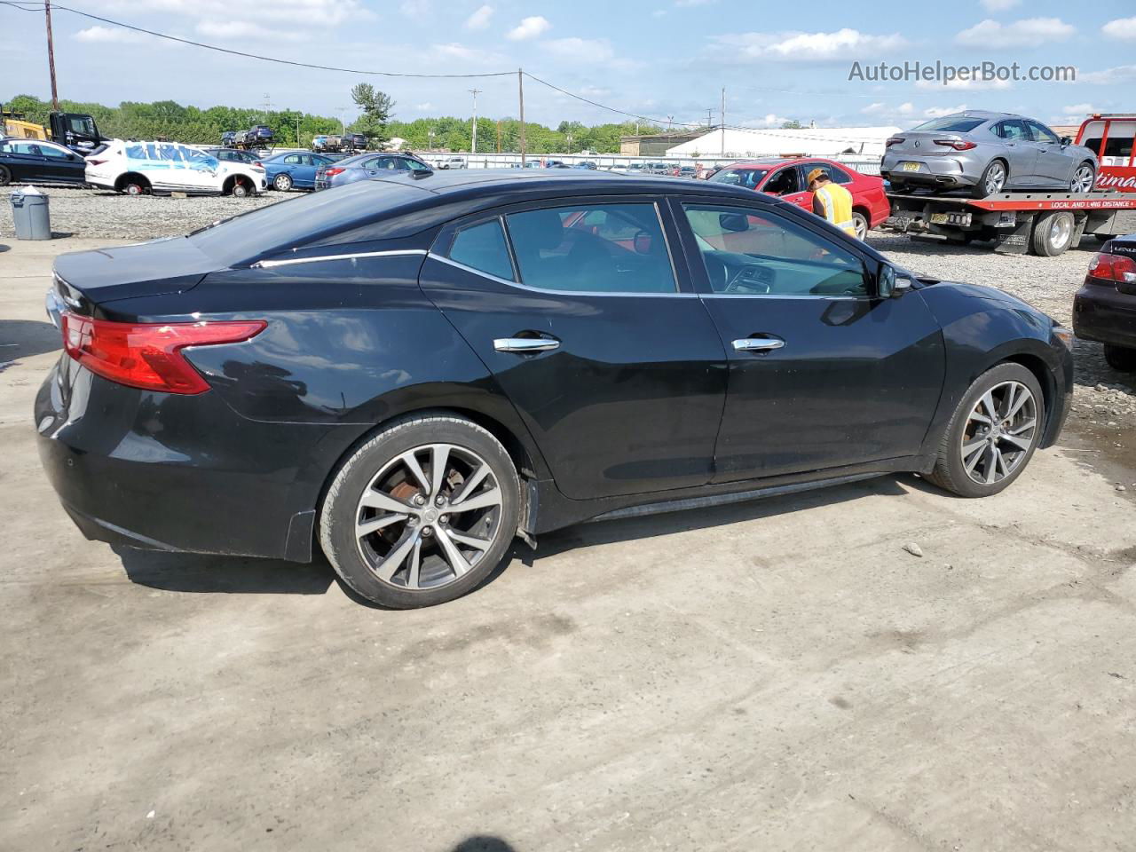 2017 Nissan Maxima 3.5s Black vin: 1N4AA6AP6HC431894