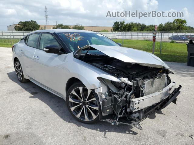 2017 Nissan Maxima 3.5s Silver vin: 1N4AA6AP6HC438036