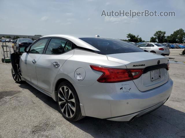 2017 Nissan Maxima 3.5s Silver vin: 1N4AA6AP6HC438036