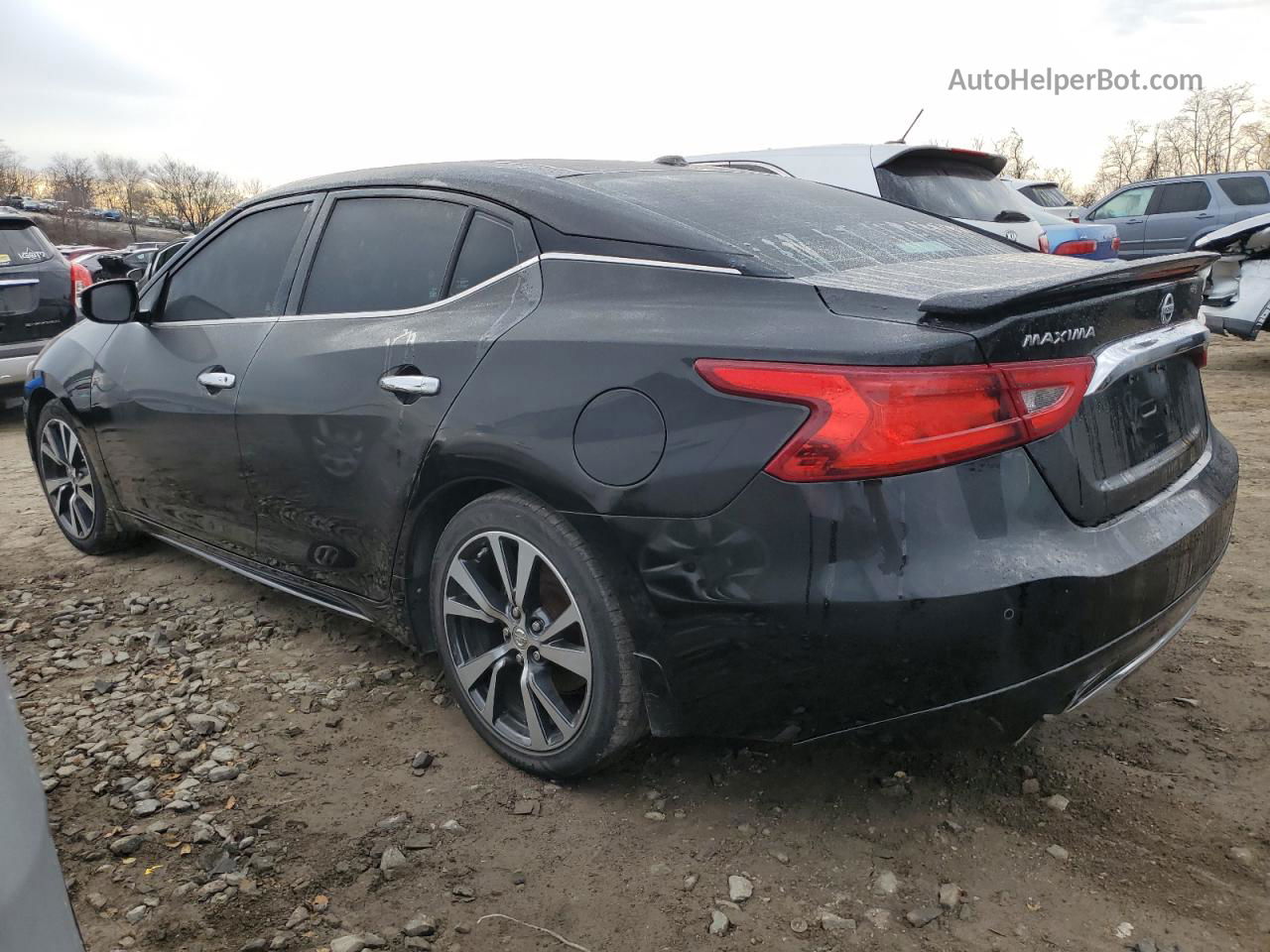 2017 Nissan Maxima 3.5s Black vin: 1N4AA6AP6HC439736