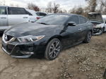 2017 Nissan Maxima 3.5s Black vin: 1N4AA6AP6HC439736