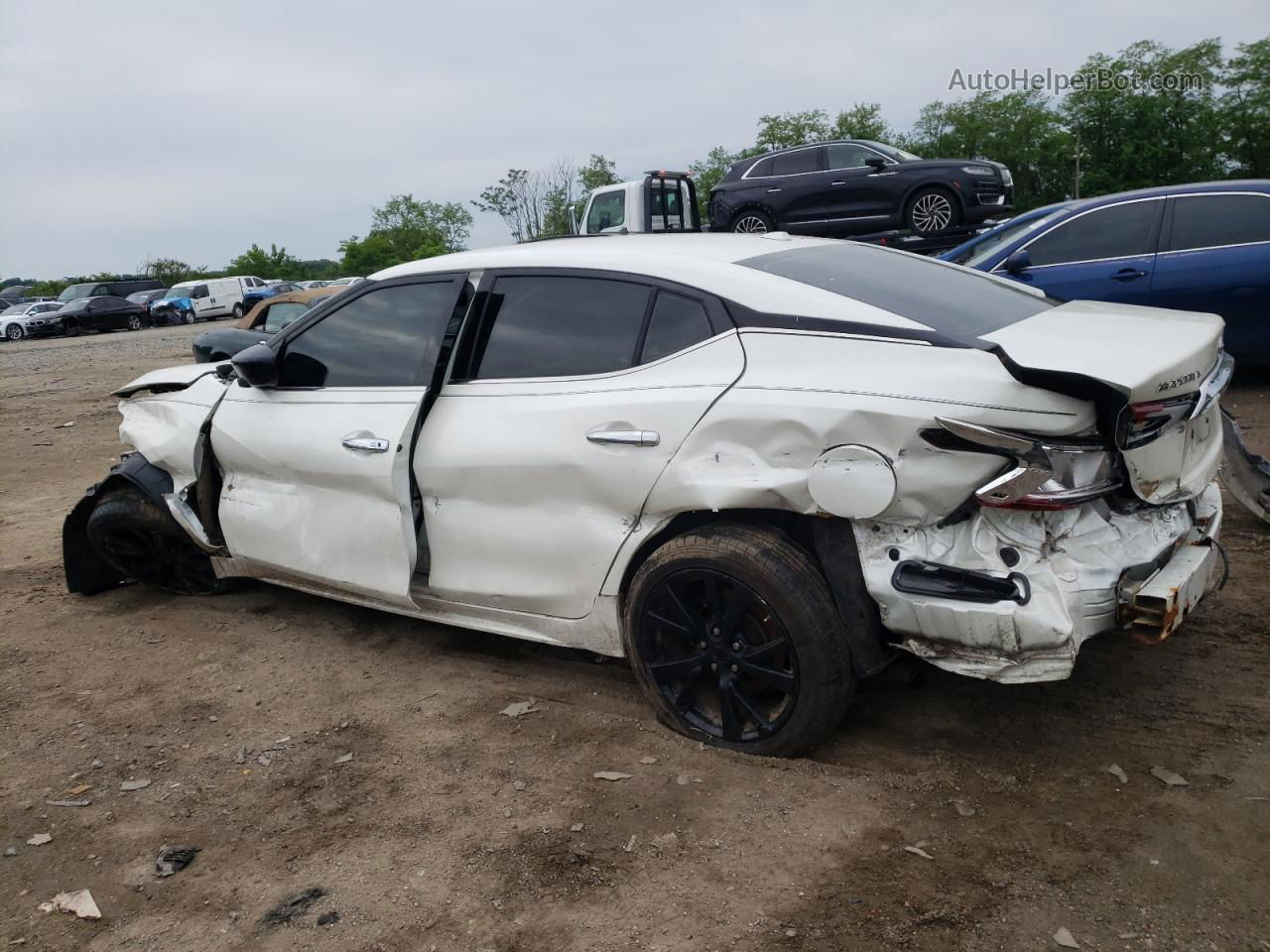 2017 Nissan Maxima 3.5s White vin: 1N4AA6AP6HC439896