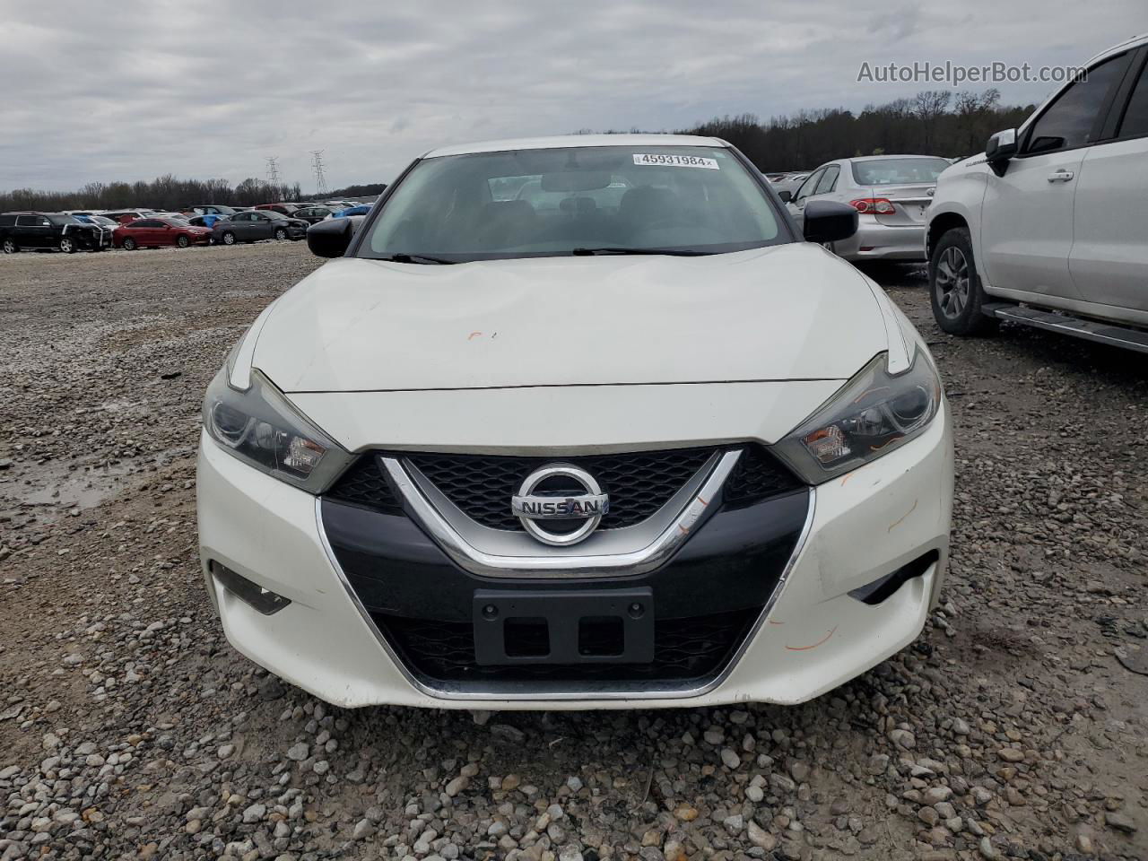 2017 Nissan Maxima 3.5s White vin: 1N4AA6AP6HC446668