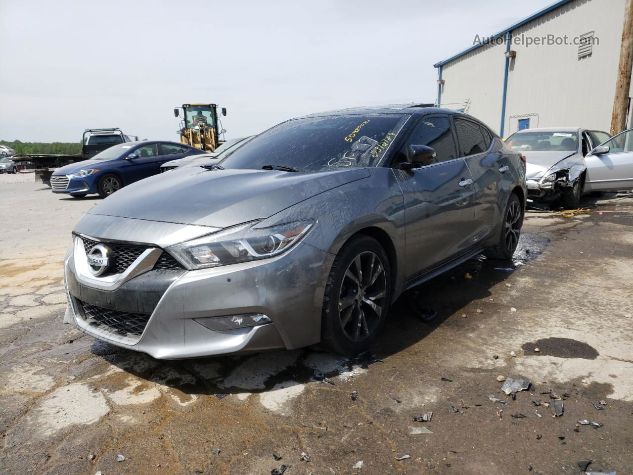 2017 Nissan Maxima 3.5s Gray vin: 1N4AA6AP6HC453118