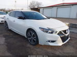 2017 Nissan Maxima 3.5 Sv White vin: 1N4AA6AP6HC453507